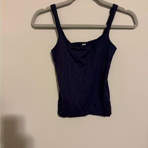 Victoria's Secret Blue Sleeveless Fitted Camisole